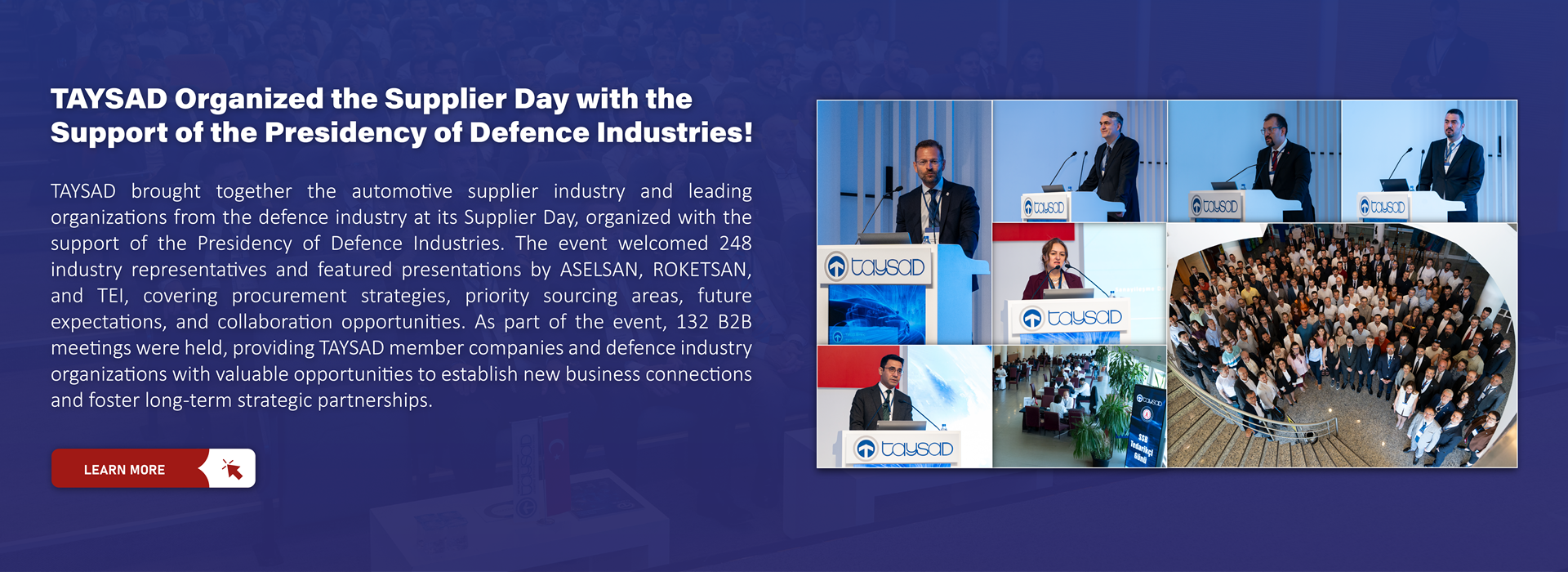 TAYSAD Organized the Supplier Day with the Support of the Presidency of Defence Industries