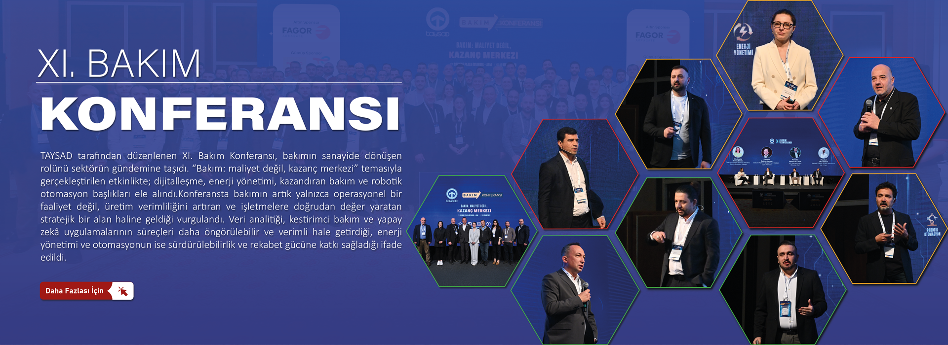 TAYSAD 11. Bakım Konferansı gerçekleşti.