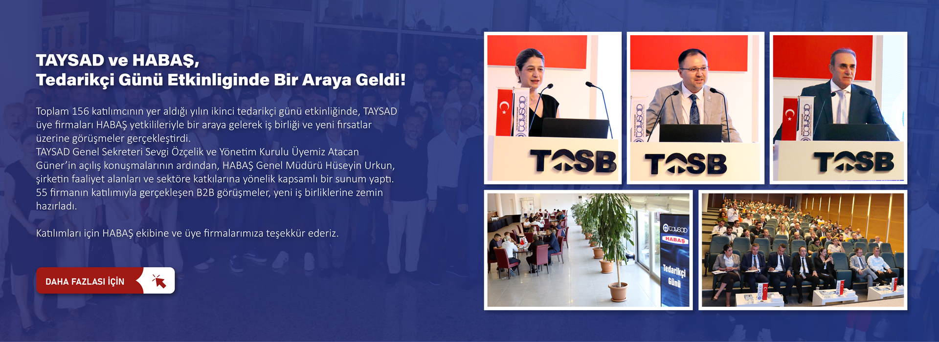 TAYSAD Üye Firmaları, HABAŞ ile Yılın İkinci Tedarikçi Günü’nde Buluştu!