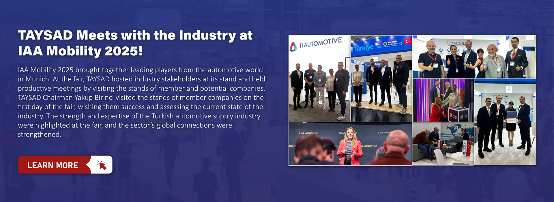 TAYSAD Meets with the Industry at the IAA Mobility 2025 Fair!