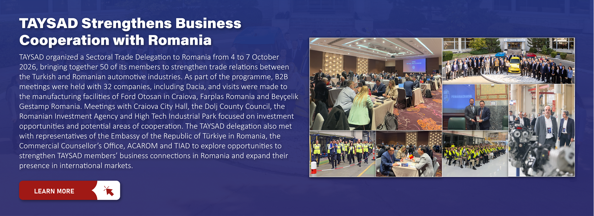 TAYSAD Strengthens Business Cooperation with Romania