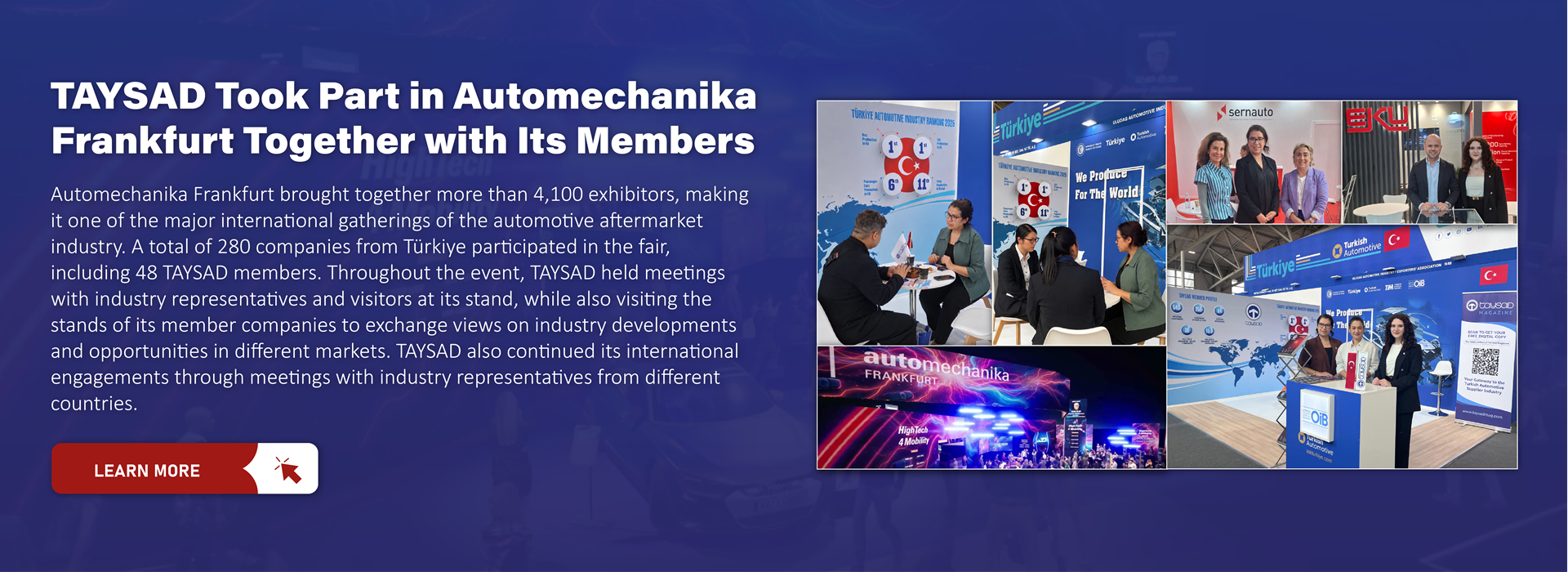TAYSAD Took Part in Automechanika Frankfurt Together with Its Members